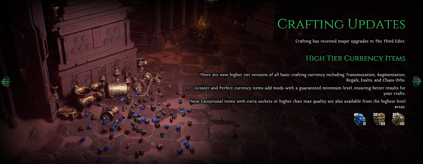 poe2 the third edict crafting updates